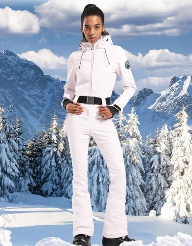 Vista 28 de GSOU SNOW Traje de esquí para mujer, traje de nieve delgado de una pieza, chaqueta de nieve, impermeable, resistente al viento, deportes al aire