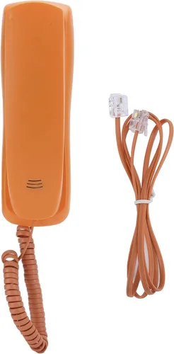 Vista 8 de Estink Teléfono de escritorio montado en la pared, teléfono fijo delgado portátil con exquisita mano de obra, adecuado para el hogar, oficina