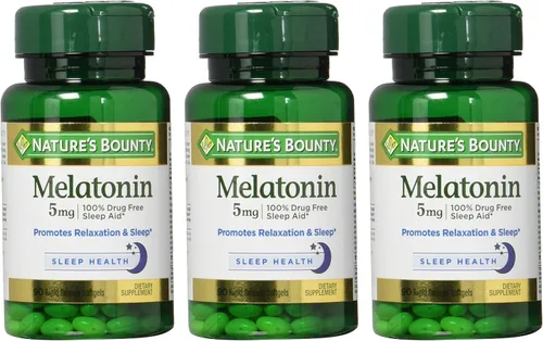 Vista 5 de Nature's Bounty Melatonin, 0,00018 oz, 15745, 3, 3