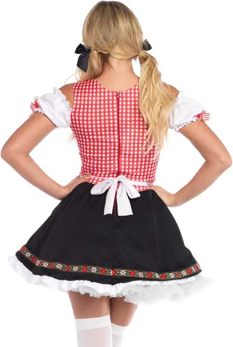 Vista 2 de Leg Avenue Disfraz de Oktoberfest de bebé de jardín de cerveza para mujer