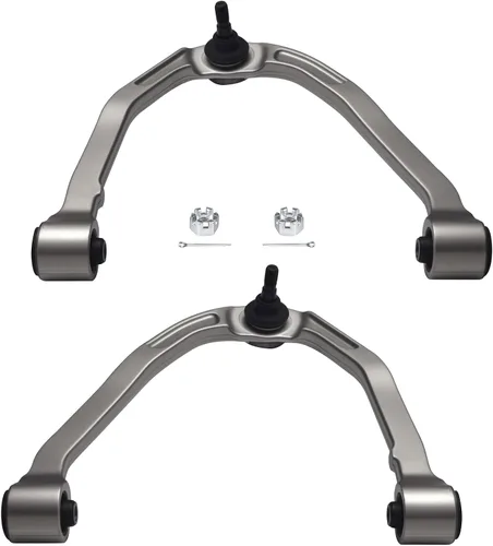 Vista 11 de 2 piezas K620558 K620559 izquierda derecha delantera inferior brazo de control y rótula conjunto compatible con 2003 04 05 06 2007 Ni-ssan Murano