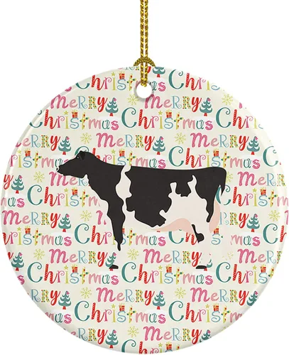 Vista 66 de Caroline's Treasures Adorno de cerámica de avestruz común para árbol de Navidad, decoración colgante para el hogar, Navidad, vacaciones, fiesta