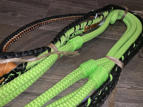 Vista 5 de Cuerda de toro Poly Pro 9x7 LH 3/4" x 3/4" - EPT Bull Ropes Rodeo Rider 16