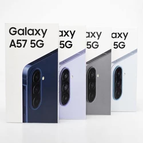 Vista 4 de Samsung Galaxy A57 5G 2025 256GB, 8GB, Dual SIM 6.7 pulgadas 120 Hz, Super AMOLED Plus, IP68 resistente al agua, Android 16 Modelo Gris