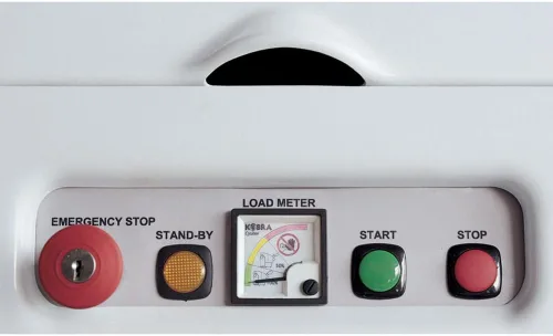 Vista 5 de KOBRA Cyclone trituradora industrial multifunción de corte transversal grande, con apagado automático con luz indicadora de bolsa completa, 5
