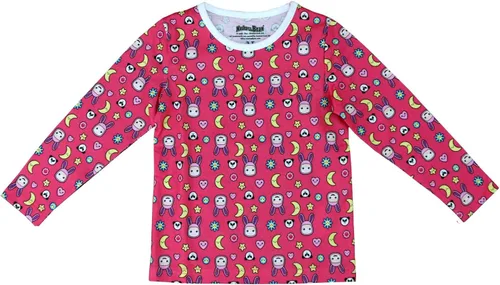 Vista 2 de Masha and The Bear Conjunto de pijama Kool Kawaii de manga larga rosa