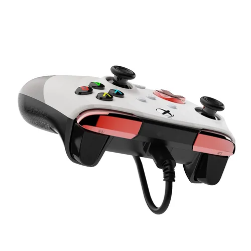 Vista 5 de PDP Radial White Bundle Pack REMATCH Advanced Wired Controller & AIRLITE Wired Headset - Xbox Series XS, Xbox One, & Windows 1011 PC