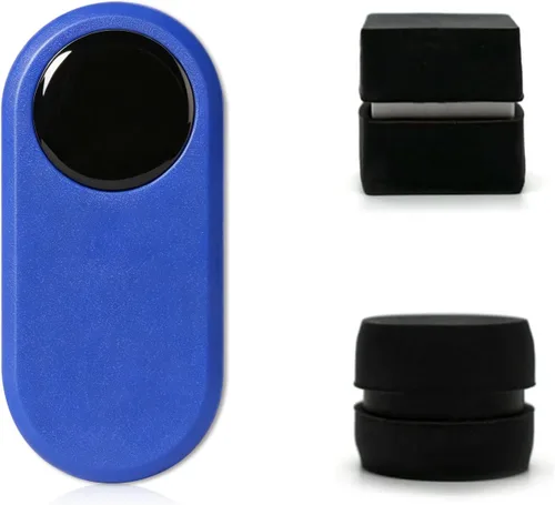 Vista 2 de Clip magnético para tiza de billar, portador de tiza para billar y accesorios de billar Azul