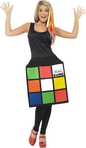 Vista 4 de Disfraz de cubo de Rubik de Smiffy