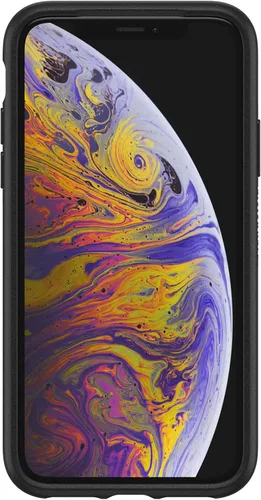 Vista 3 de Otter + Pop Symmetry Series - Carcasa híbrida para Apple iPhone Xs y X, color negro