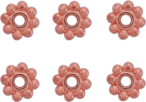 Vista 34 de Megapet - Cuentas espaciadoras de plata antigua estilo tibetano para fabricación de joyas, Metal