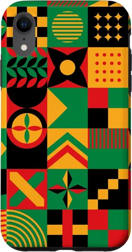 Vista 23 de Funda para iPhone 14 Pro Max con patrón tribal africano orgullo afroamericano historia negra