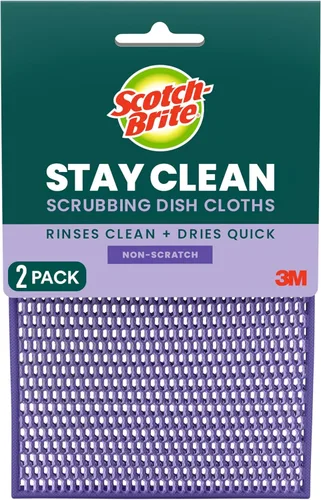 Vista 5 de Paños para fregar y limpiar Scotch-Brite Dobie, paños de esponja para limpiar la cocina, el baño y el hogar, el paño para fregar y limpiar Dobie