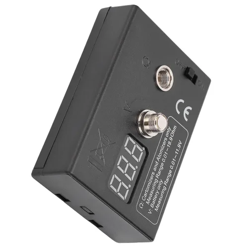 Vista 5 de Probador de resistencia de bobina, función de quema de cableado exacta Pequeño medidor de OHM de alambre de error para bricolaje