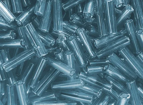 Vista 21 de Cuentas de corneta checa 40 gr / 1.4 oz Tubo de vidrio tamaño #3 0.276 in (mezcla surtida)