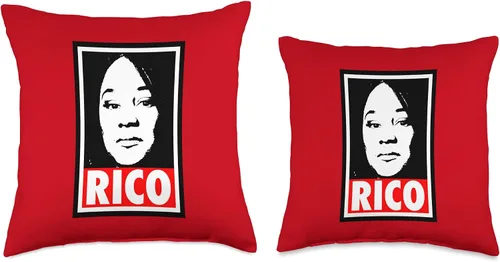 Vista 3 de Ultimate Fani Willis Fanclub Fani Willis-RICO - Almohada (16 x 16 pulgadas), multicolor