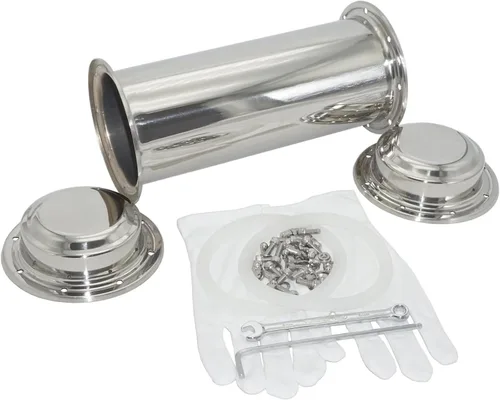 Vista 4 de Time Capsule - Contenedor impermeable anticorrosión de acero inoxidable con cierre con juntas de silicona para graduación o preservación de memoria