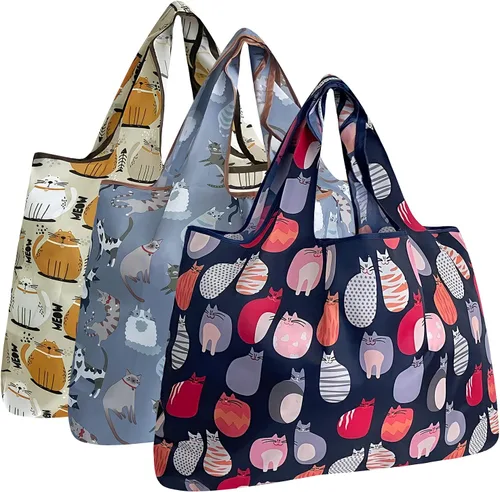 Vista 12 de Bowbear Bolsa de compras reutilizable de nailon plegable (juego de 3)