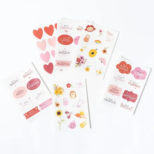 Vista 4 de Slumberkins Lovebug's Love Notes Bundle Mini animal de peluche Lovebug y My Little Love Notes Celebra este día de San Valentín – Juguetes