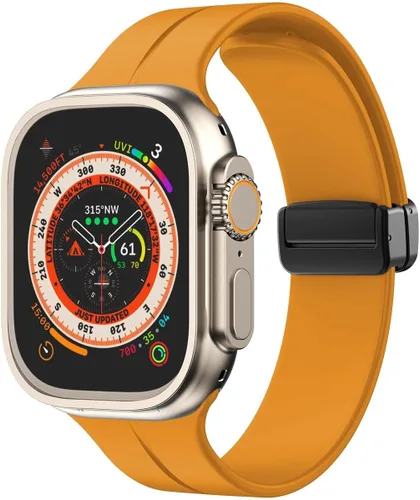 Vista 39 de Banda magnética compatible con Apple Watch de 38mm 40mm 41mm 42mm 44mm 45mm 46mm 49mm, mujeres y hombres, correa deportiva de silicona compatible