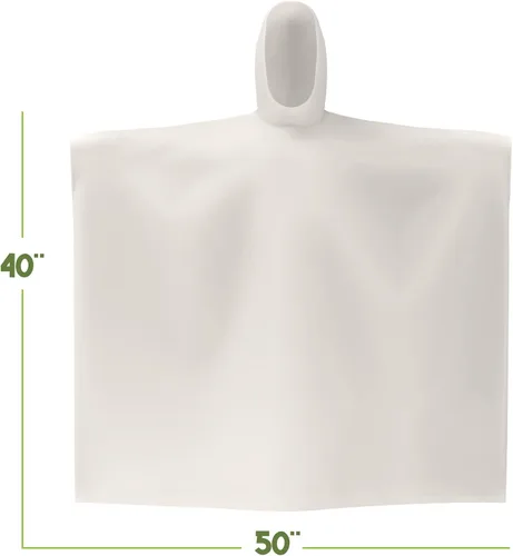 Vista 7 de Hagon PRO Ponchos de lluvia desechables para adultos (paquete de 5)
