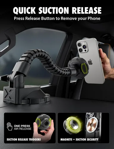 Vista 11 de Bracketron MagAlign X Pro - Soporte de teléfono para camión MagSafe