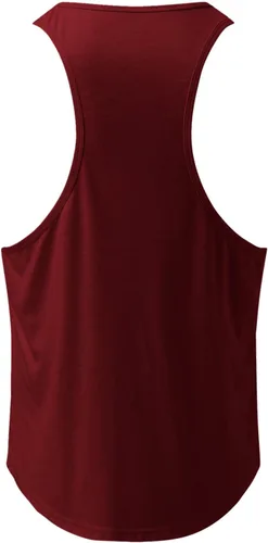 Vista 4 de Mens Muscle Shirts Casual Sleeveless Quick Dry Loose Fit Tank Tops Athletic Fitness Workout Gym Shirt Tops