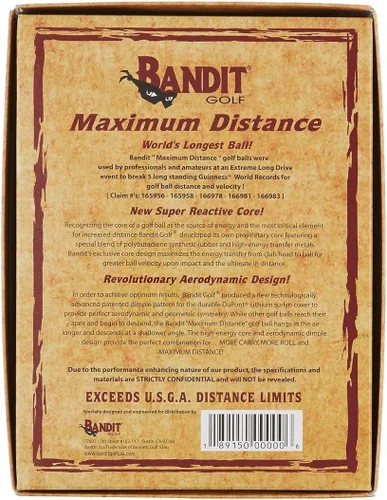 Vista 5 de Bandit - Pelotas de golf de máxima distancia