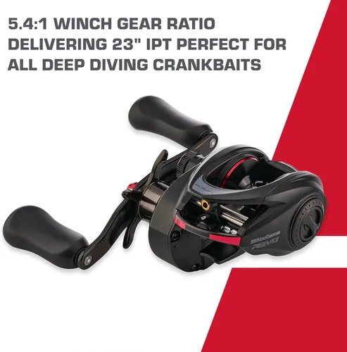 Vista 8 de Abu Garcia Revo Winch - Carrete de pesca de bajo perfil Baitcast