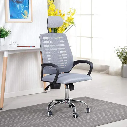Vista 9 de Ergonomic Computer Chair Gaming Chair with Headrest and Lumbar Support, High Back Mesh Desk Chair Swivel Executive Chair for Home Office Study Pink