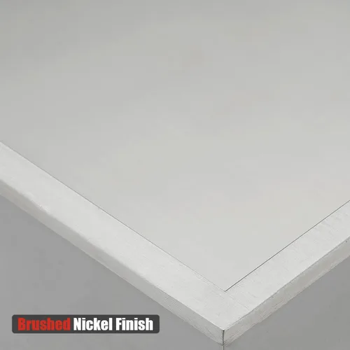 Vista 9 de JQK Niche de ducha sin necesidad de azulejos, estante de baño de níquel cepillado de 4 x 14 pulgadas, estante organizador de ducha empotrado