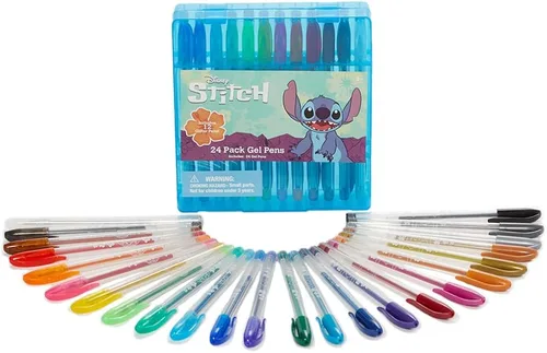 Vista 14 de Innovative Designs Beetlejuice - Juego de bolígrafos de gel para niños, paquete de 24 con bolígrafos de gel con purpurina, bonitos bolígrafos