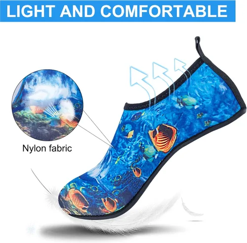 Vista 2 de Zapatos de agua para mujeres y hombres zapatos de playa calcetines de agua zapatos de piscina zapatos de secado rápido zapatos de deportes acuáticos