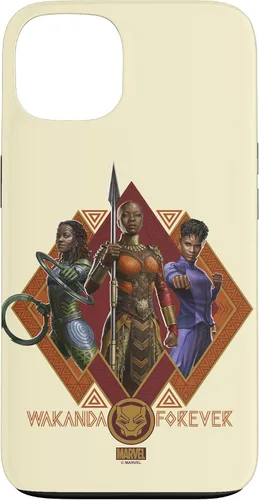 Vista 7 de iPhone 16 Marvel Black Panther: Wakanda Forever Hero Warrior Trio Case