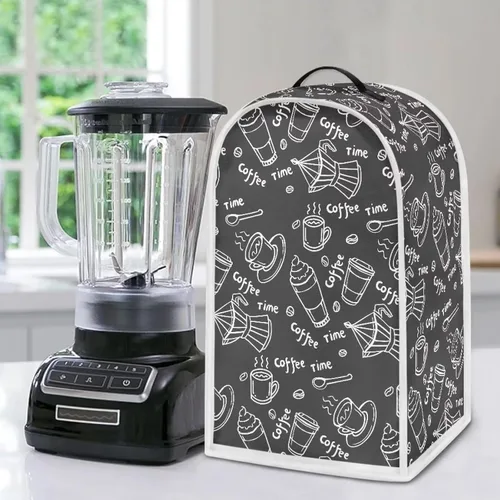 Vista 37 de Aztec Cow - Funda para batidora de girasoles con mango superior, ligera, lavable, para cocina, cafetera, decoración de procesadores de alimentos