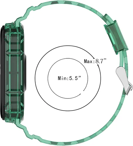Vista 3 de Senter Correa de repuesto de silicona suave para reloj inteligente Xiaomi Mi Band 3 y Mi Band 4