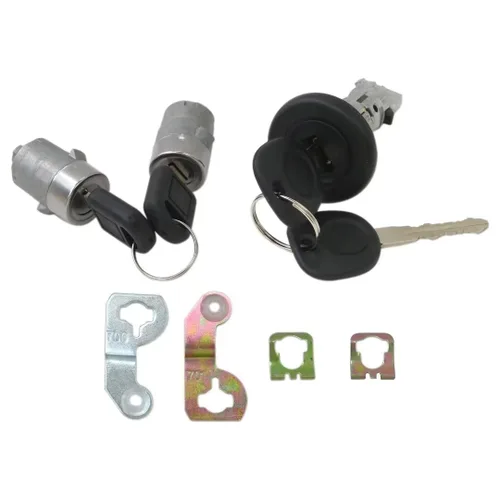 Vista 7 de 7012945 Cilindro de cerradura de encendido con cilindros de bloqueo de puerta delantera y llaves para Chevy Tahoe 2003-06