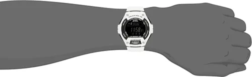 Vista 2 de Casio W-S220C-7BVCF Reloj de cuarzo blanco con pantalla digital para hombre