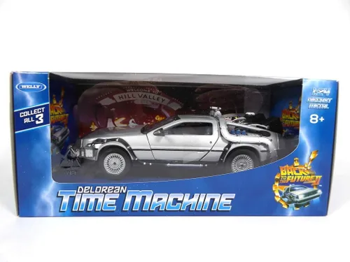Vista 2 de OPO 10 - Coche Delorean de La Película Regreso al Futuro II - Escala 1:24-22441W