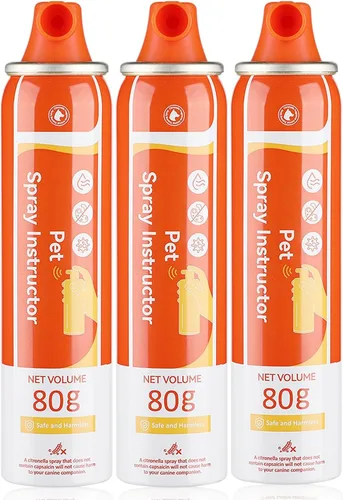 Vista 7 de Spray Corrector para Perros 80ml 1Paquete Spray Corrector para Perros Adiestrador de Perros para Detener Ladridos, Saltos, Robo de Comida, Peleas