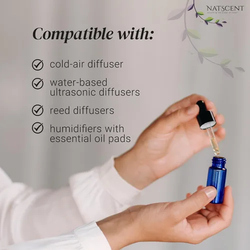 Vista 4 de Citrus Burst - Aceites esenciales para difusores para el hogar, aceite esencial de cítricos derivados de la naturaleza, aceites difusores de larga