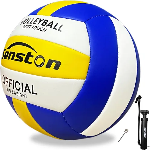 Vista 9 de Senston Voleibol Oficial Tamaño 5 – Balón de voleibol suave impermeable para interiores y exteriores, para niños, jóvenes y adultos, juego de playa