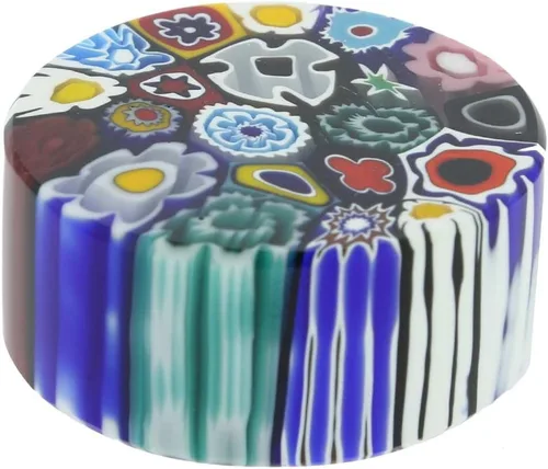 Vista 3 de Glass Of Venice Pisapapeles redondo de cristal de Murano Millefiori - Pequeño