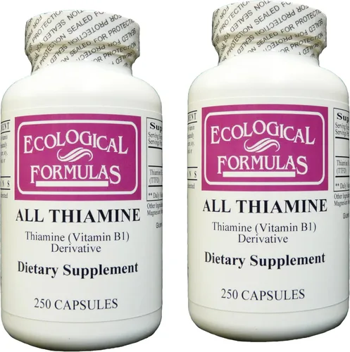 Vista 6 de Ecological Formulas Toda la tiamina vitamina B1 50 mg, 2 X 60 cápsulas