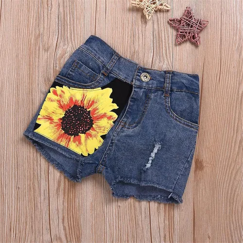 Vista 3 de TBUIALL Ropa de otoño e invierno para niñas y niños con estampado de girasoles, chaleco con letras para bebé