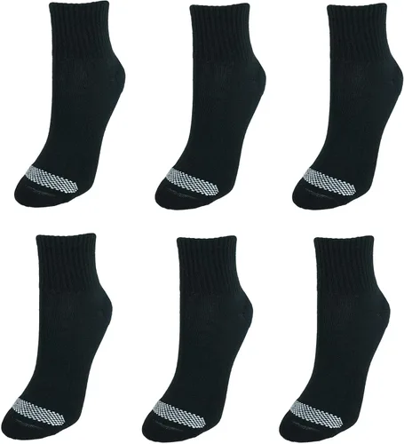 Vista 2 de Hanes Calcetines de tobillo para mujer, cómodos y cómodos, paquete de 6 pares