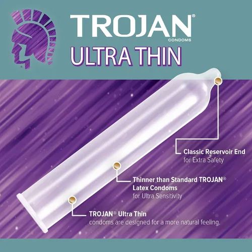 Vista 3 de Trojan Condón Sensibilidad Ultra Delgada 12 Condones y SKYN Elite 10 Condones