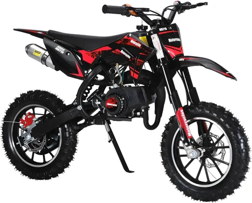 Vista 13 de 50CC Kids Dirt Bike Gas Powered 2-Stroke Mini Motorcycle 25MPH for kid 8-14 Black