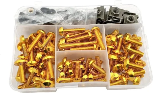 Vista 8 de Bodywork Kits Motorcycle Fairing Bolt Nuts Kit Body Fastener Screws for FZ6R MT01 MT03 MT25 MT125 FZ8 TDM 900 MT125 YZF R15 XT660 Parts