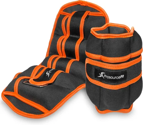 Vista 6 de Prosource Ankle/Wrist and Arm/Leg Weights Set of 2, Adjustable Strap 1 lb-5 lb, Adjustable Weight 15 lb, 10 lb, 7 lb for Men and Women